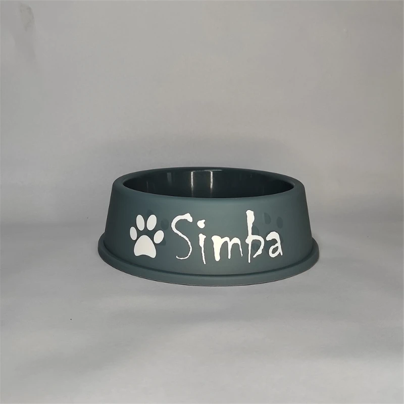 Personalized Pet Bowl Stylish Pet Accessor Plastic Dog Food & Water Bowl Perfect for Your Unique Pet\'s Needs Gift Cat Bowls