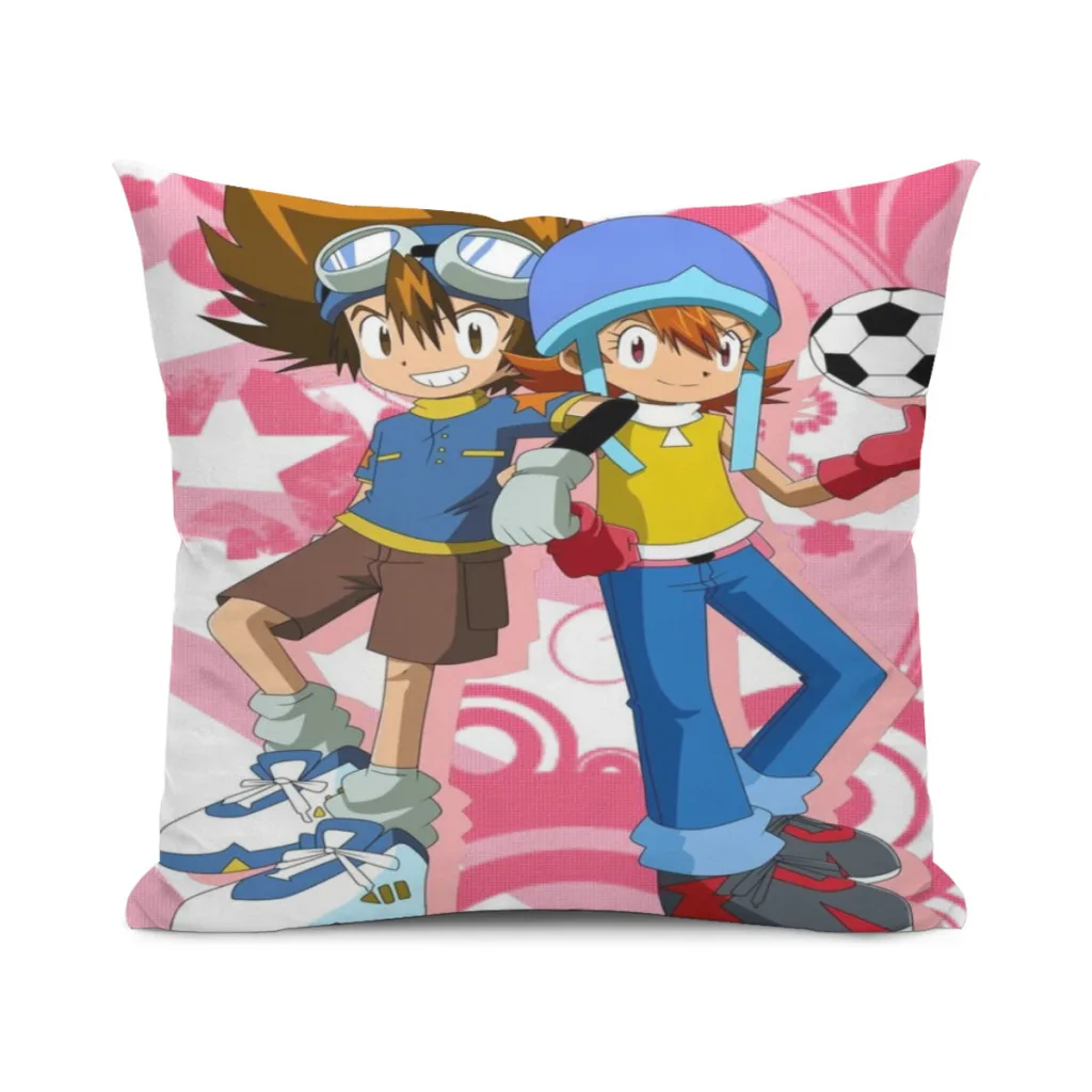 Digimon Cushion Office Classroom Chair Cushion Couch Pillow Bedroom Floor Winter Thick