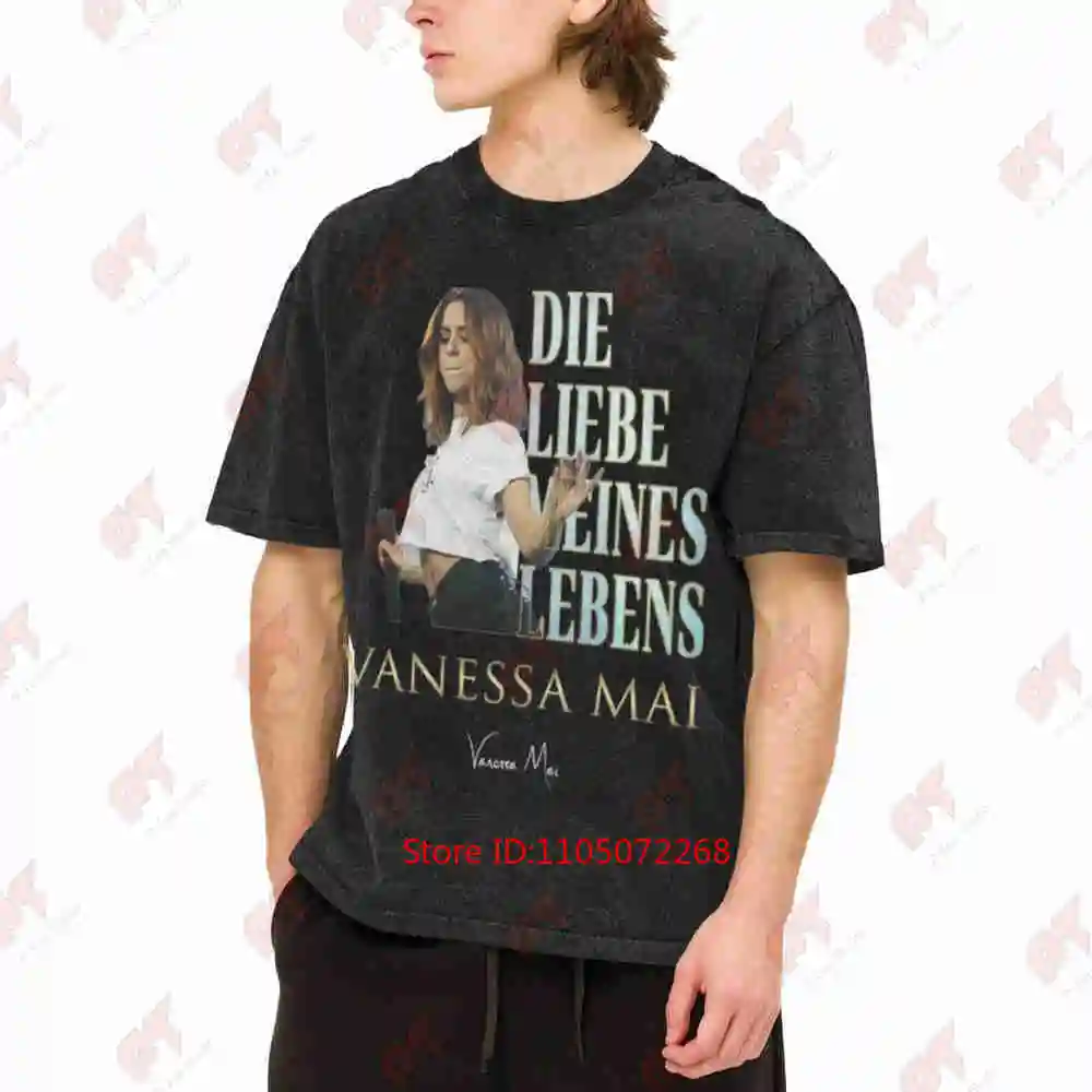 Vanessa Mai Love of My Life Vintage Washed Tee Pure Cotton T-Shirt