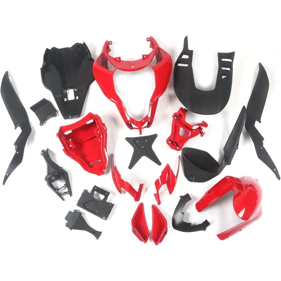 

Red ABS Plastic Fairing Kit Designed for Ducati Streetfighter 848 Models from 2009 to 2015 Enhanced Aerodynamic Bodywork with D