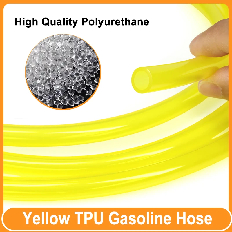 1 - 50 متر بولي يوريثان خرطوم الوقود الغاز الأصفر ID 2 مللي متر 2.5 مللي متر 3 مللي متر 4 مللي متر 5 مللي متر 6 مللي متر 7 مللي متر البنزين الأنابيب للدراجات النارية سيارة أنابيب مرنة مقاومة للزيت