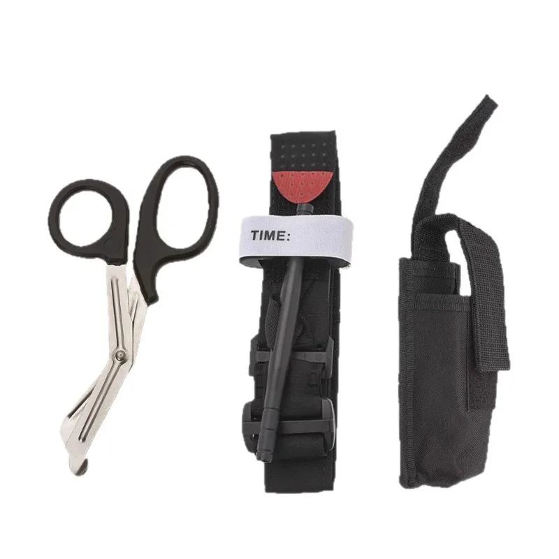 عاصبة معدنية مع غمد ومقص وحقيبة مولي - يجب اقتناؤها للإسعافات الأولية للتخييم #4
