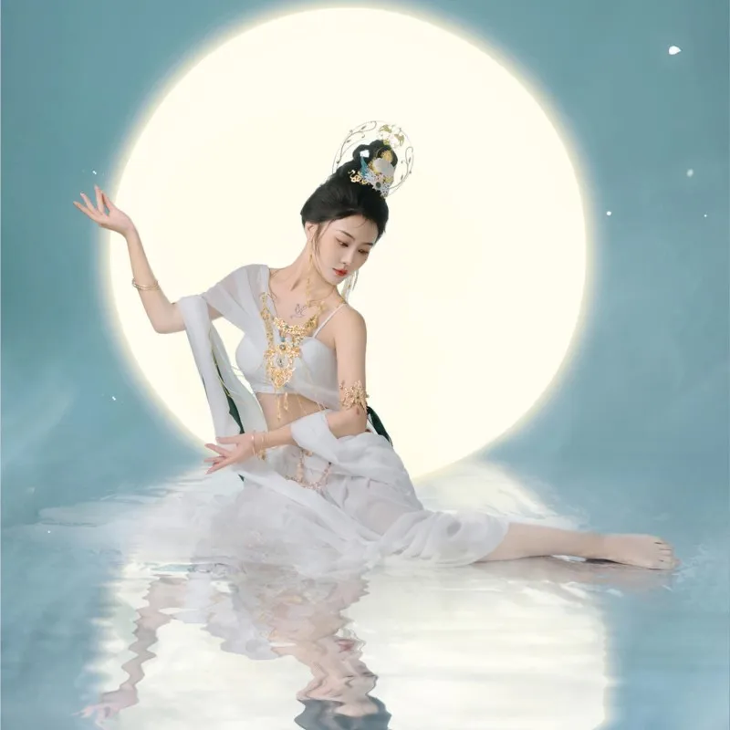 فستان نسائي على الطراز الوطني خصائص أداء الرقص صور ملابس الكبار الغريبة