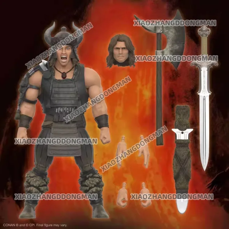 In Stock Super7 Conan The Barbarian CONAN Valle Doom of Tulsa Subotai 7-inch Action Figure Anime Model Toy Collection Gift