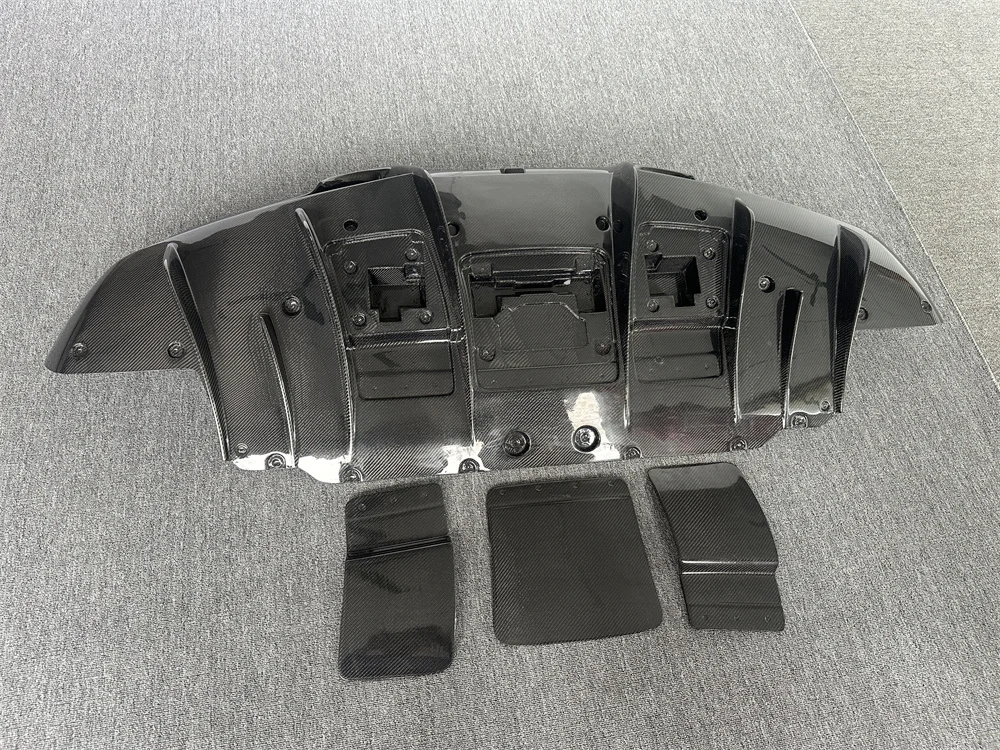 Nieuwe Collectie N Stijl Carbon Achterbumper Diffuser voor 2021 FORFerrari F8 Tributo Spider Diffuser Achterspoiler