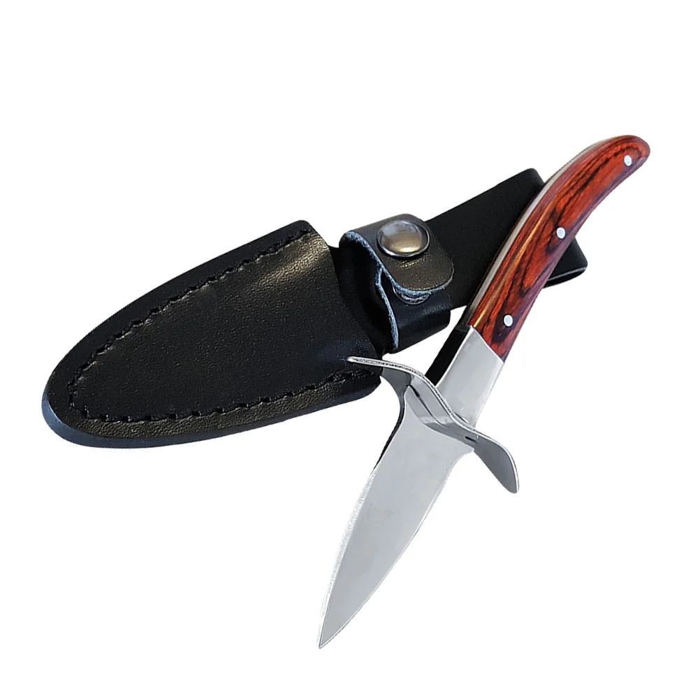 Shelled Kitchen Oyster Knife Stauffers Cookies Shucking Colored Wood Handle Seafood Shucker