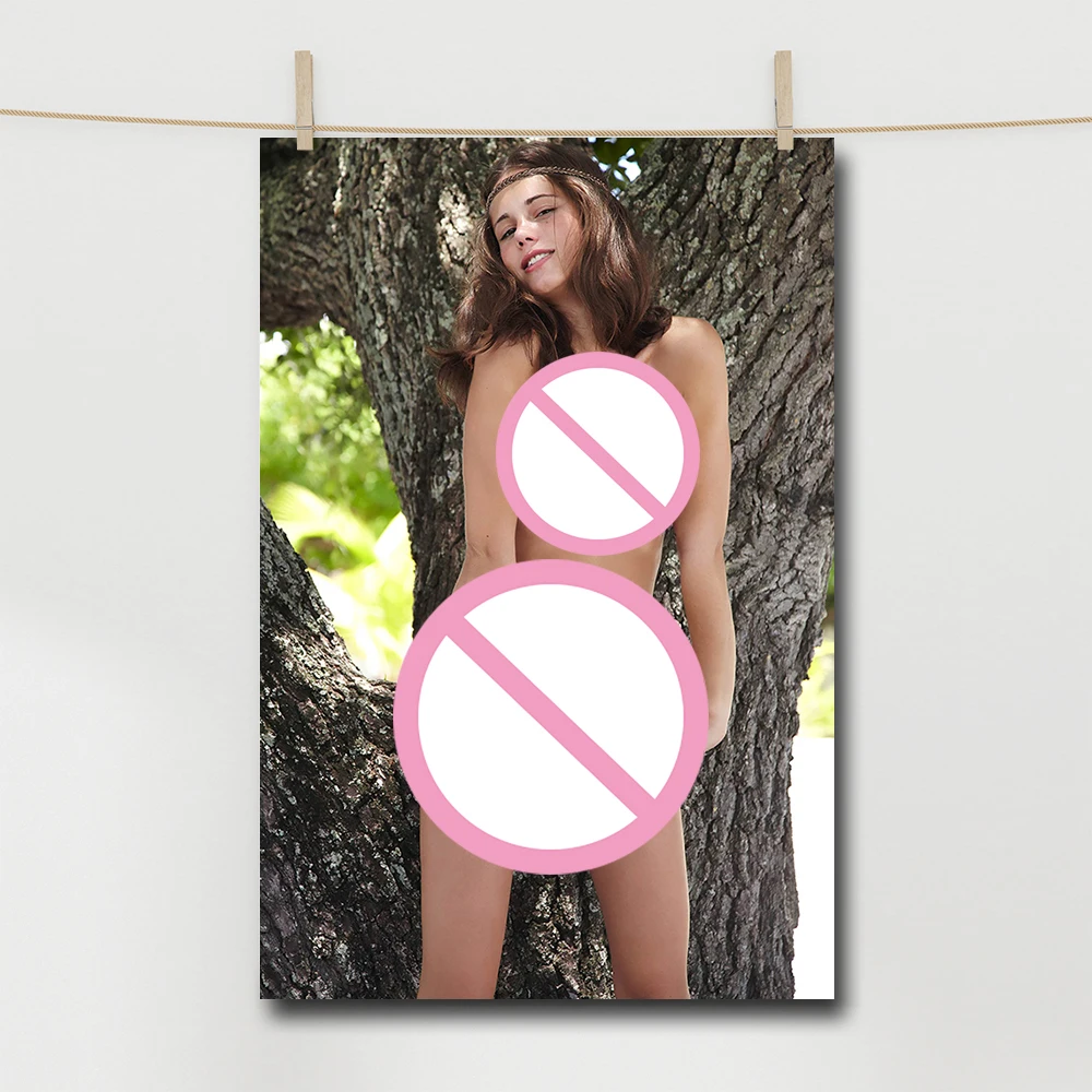 Beautiful Girl Photo Modern Art Print Canvas Painting Home Room Wall Decor Posters Pictures Wall Decoration