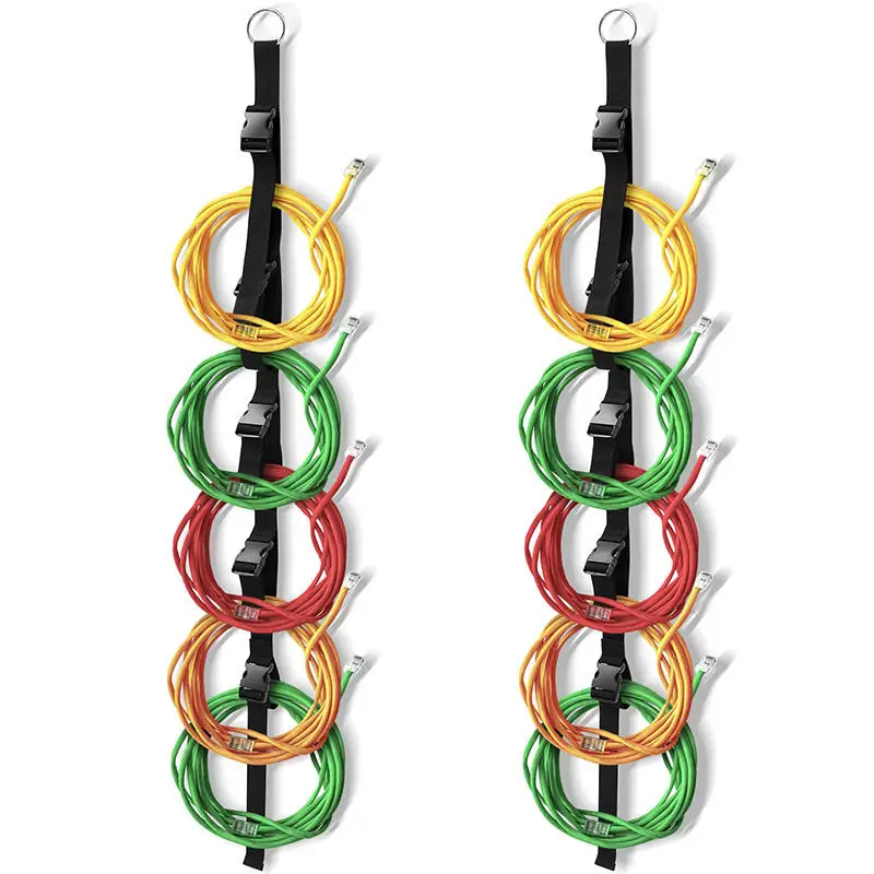 Storage Strap With Extension Cord Adjustable Heavy-duty With Multifunctional Buckle Strap Cable And Wire Storage Strap