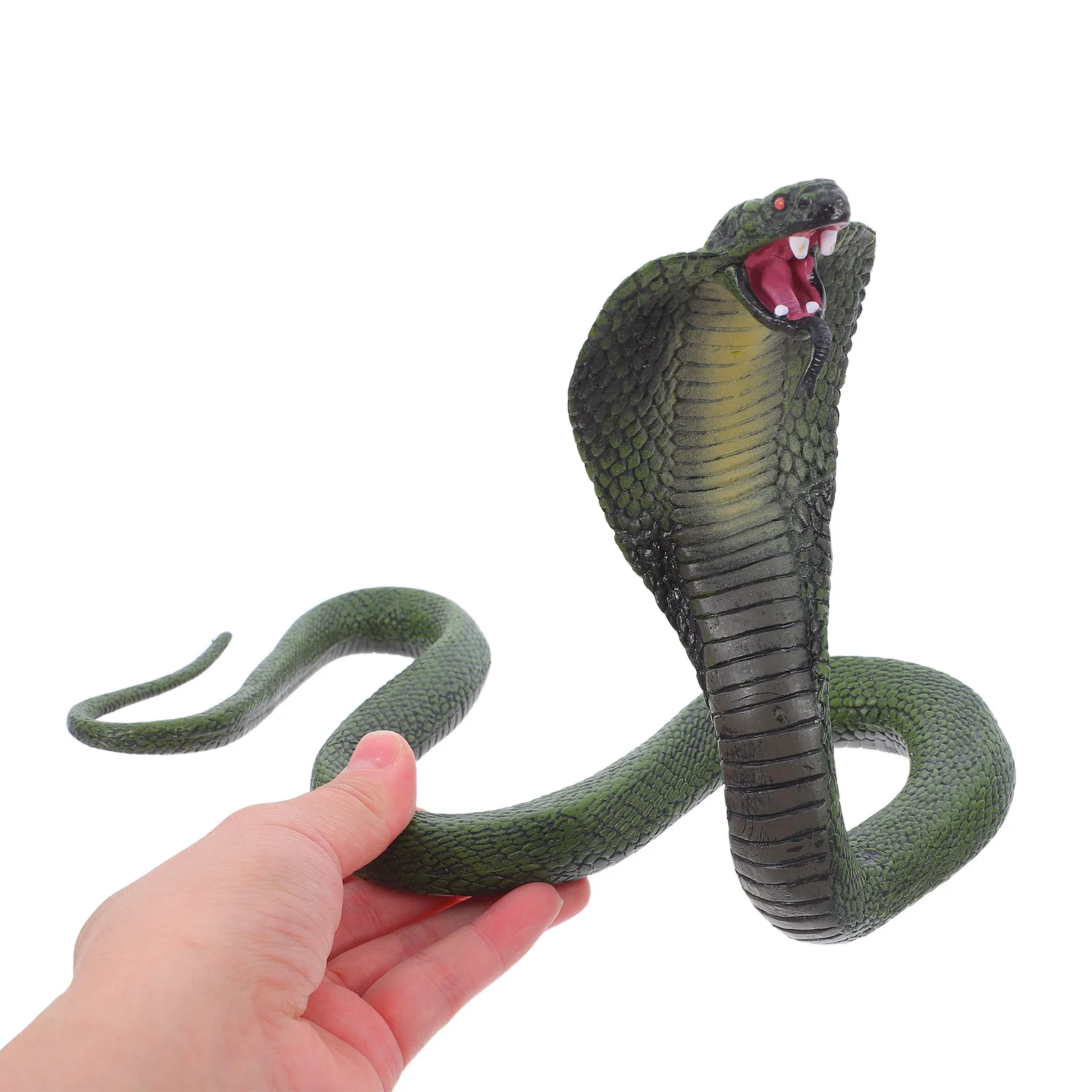 scultura-cobra-premium-dall'aspetto-realistico-opera-d'arte-di-animale-selvatico-per-scrivania-tavolo-vetrina-esposizione-scherzi-di-halloween-bomboniere-per-feste