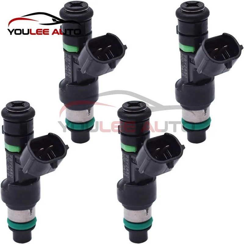 4Pcs 16600-EN200 16600EN200 FBY2850 Fuel Injectors For Nissan Cube 2009-2014 NV200 2013-2017 Sentra Versa 2007-2012 1.8L 2.0L