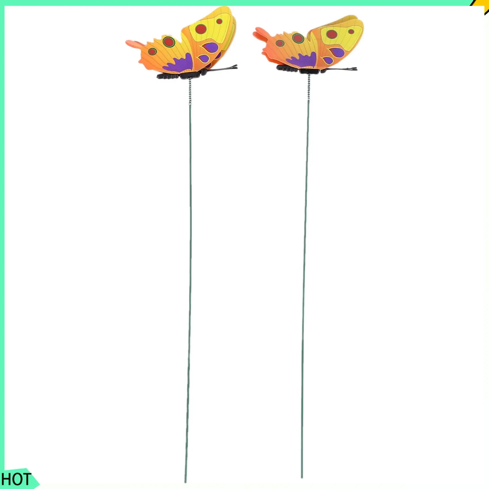 

AWAH 20 Pieces Garden Butterflies Stakes And 4 Pieces Dragonflies Stakes Garden Ornaments For Yard Patio Party Decorations, Tota