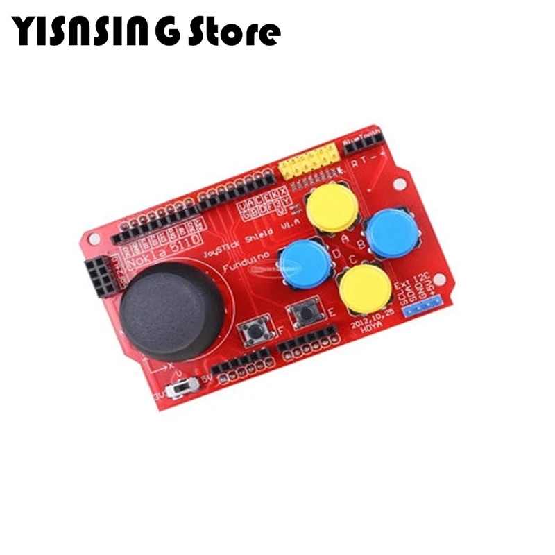 Joystick Shield for arduino Expansion Board Analog Keyboard and Mouse Function DIY