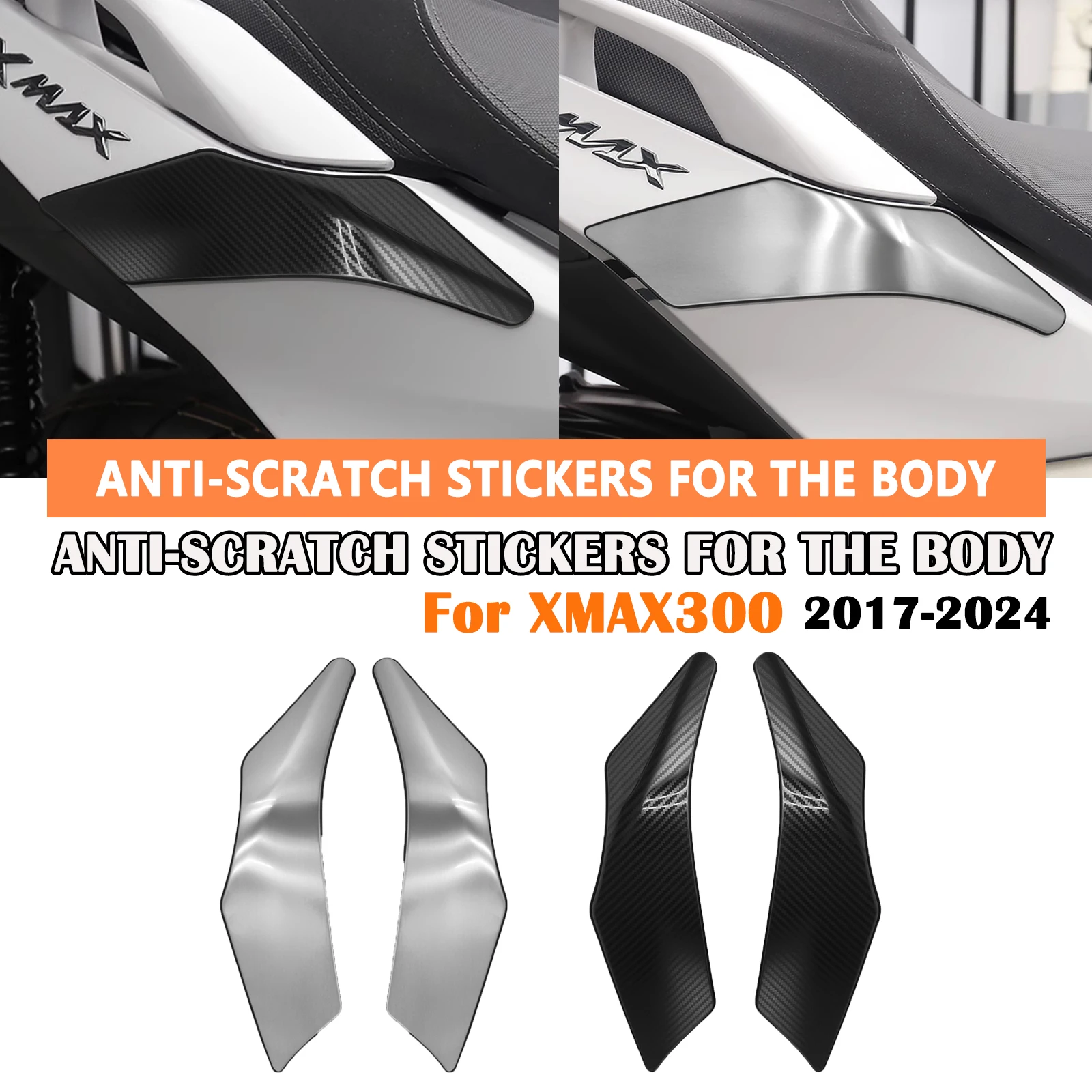 

Motocycle Anti-scratch Decorative Cover Side Protection Guard new Accessories For Yamaha XMAX 300 X-MAX 300 2017-2024 2023 2022