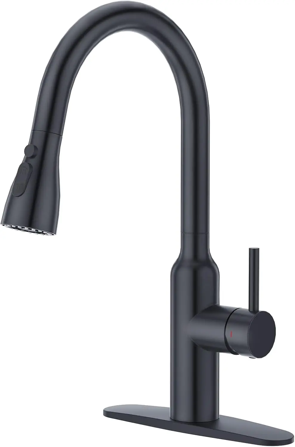 

Black Kitchen Faucet, Pull Down Kitchen Faucets with Sprayer 3 Modes, Uitility Laundry Faucets Single Hole Bar Sink Faucet
