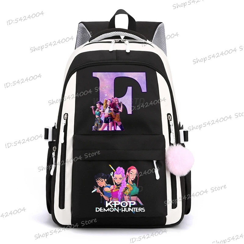 شخصيات الفيلم حقيبة ظهر مدرسية للطلاب يوميا Mochila 2025 فيلم ساخن النساء الرجال الإبداع الأبجدية حقيبة كمبيوتر محمول على ظهره هدية