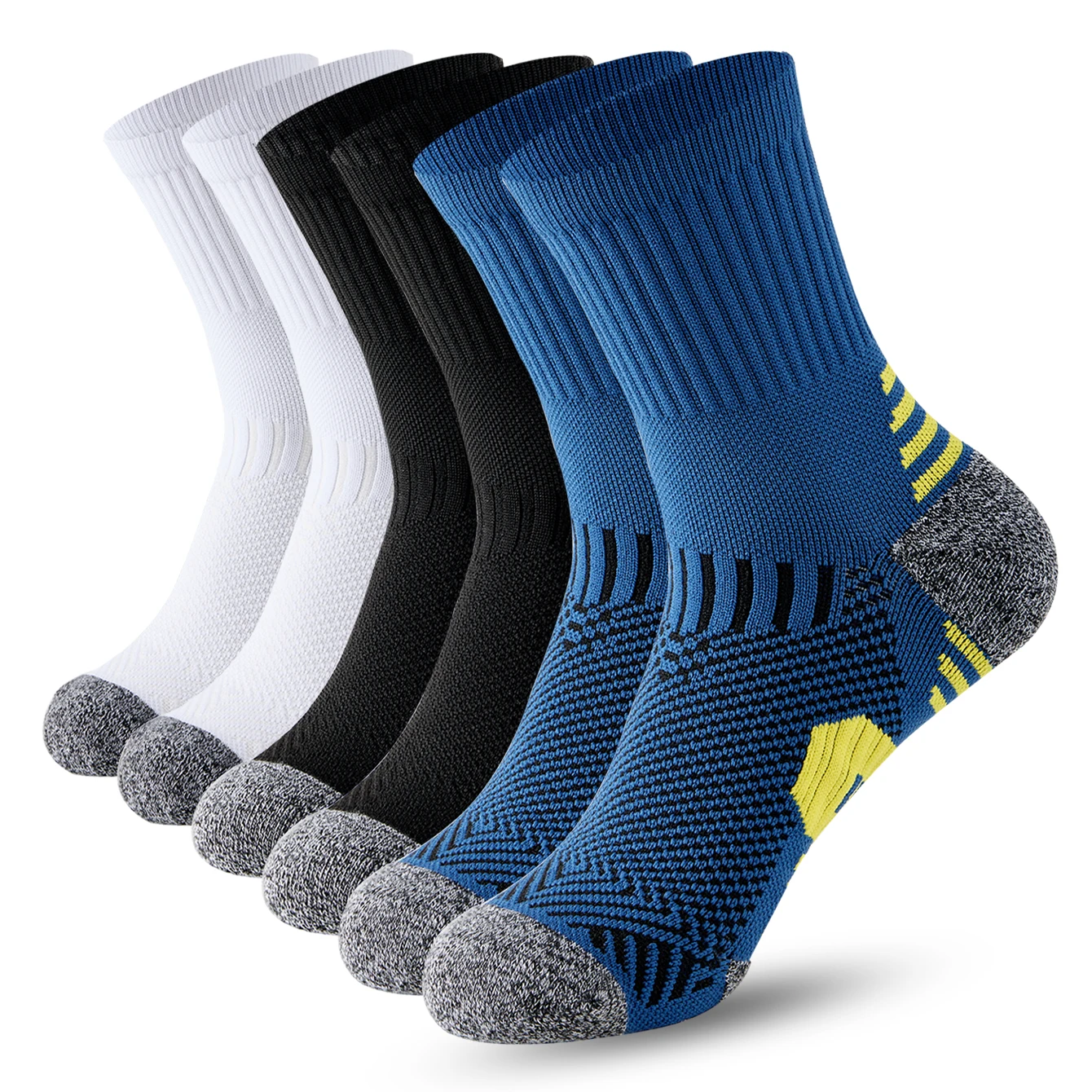 Outdoor Sport Hose - 2 Pair Men Compression Sports Socks,