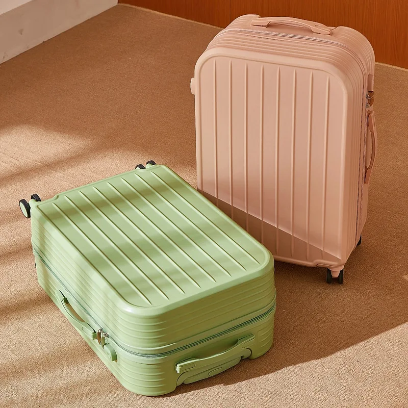 new-men's-luggage-carry-on-suitcase-silent-universal-wheels-24-inch-password-boarding-bag-minimalist-luxury-style-abs-pc-mate