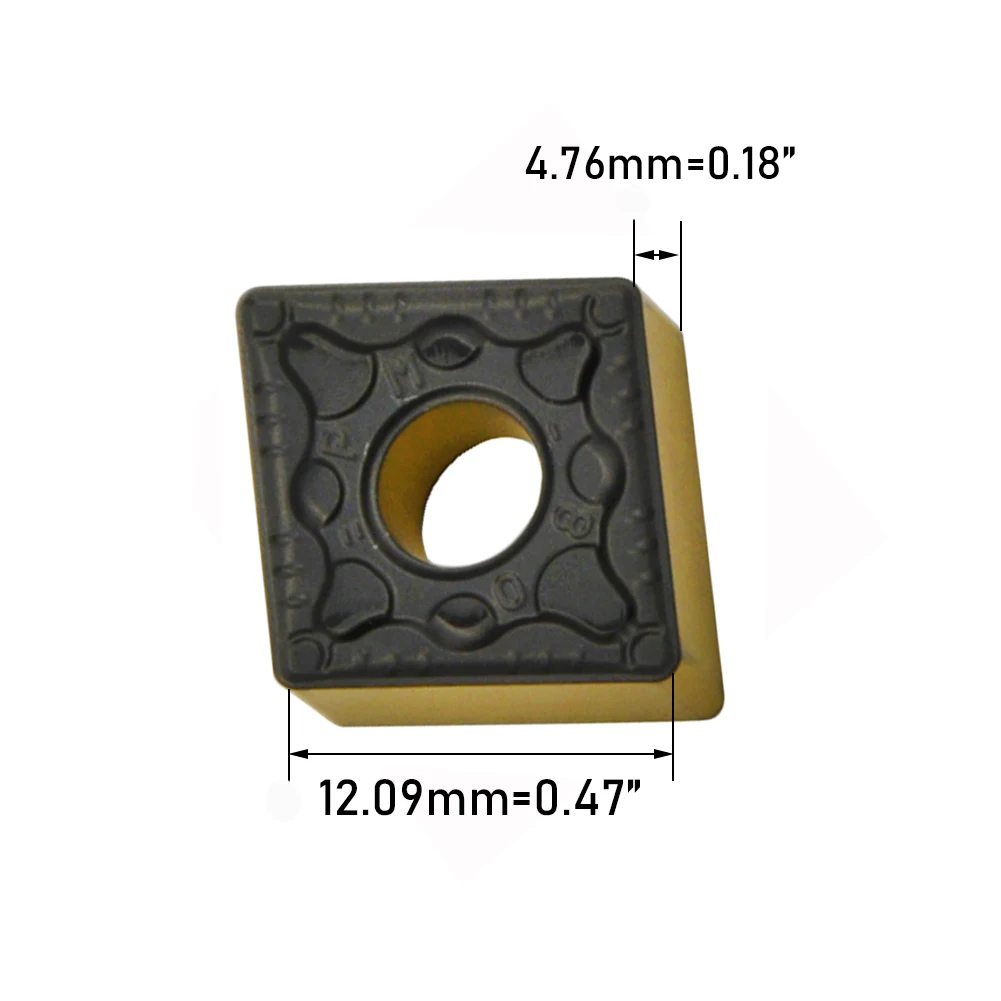 Imagem -02 - Cnc Carbide Inserções para Aço Lâmina Torno Circular Cnmg432-pm Cnmg120408-pm 10 Pcs Caixa