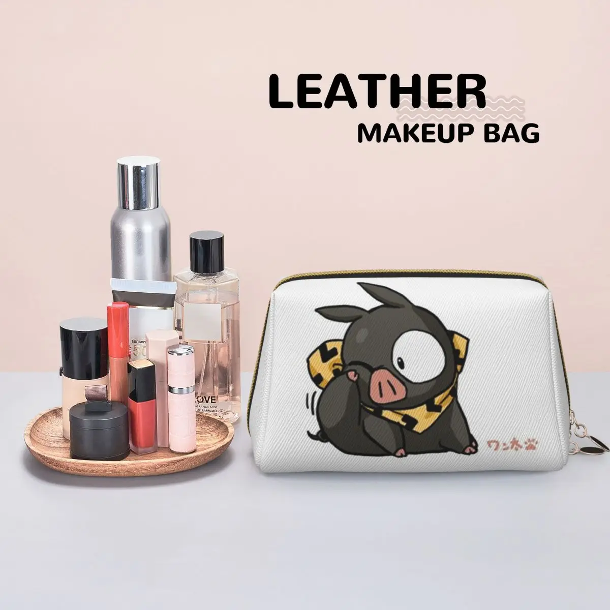 P Chan Ryoga Hibiki Ranma حقائب مستحضرات التجميل النسائية للسفر منظم المكياج حقيبة تخزين أدوات الزينة صندوق أدوات Dopp