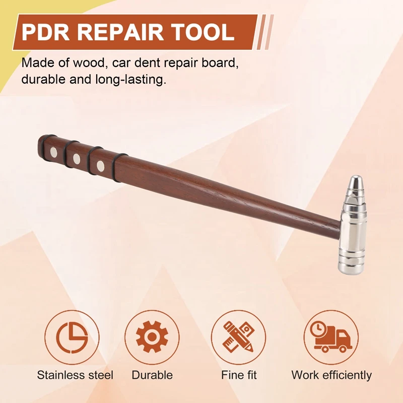 Car Dent Repair Shaping Hammer Scratch Hammer No Scratch PDR Repair Tool, Leveling Hammer