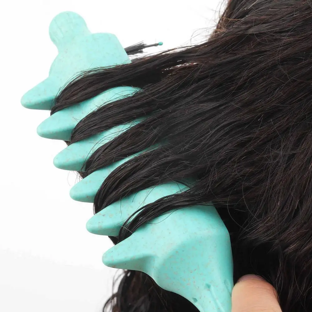 Dual Side Hair Brush Curly Hair Define Styling Brush Bristle Hair Teasing Comb Pointed Tail Sectioning Tool For Fluffy Volume