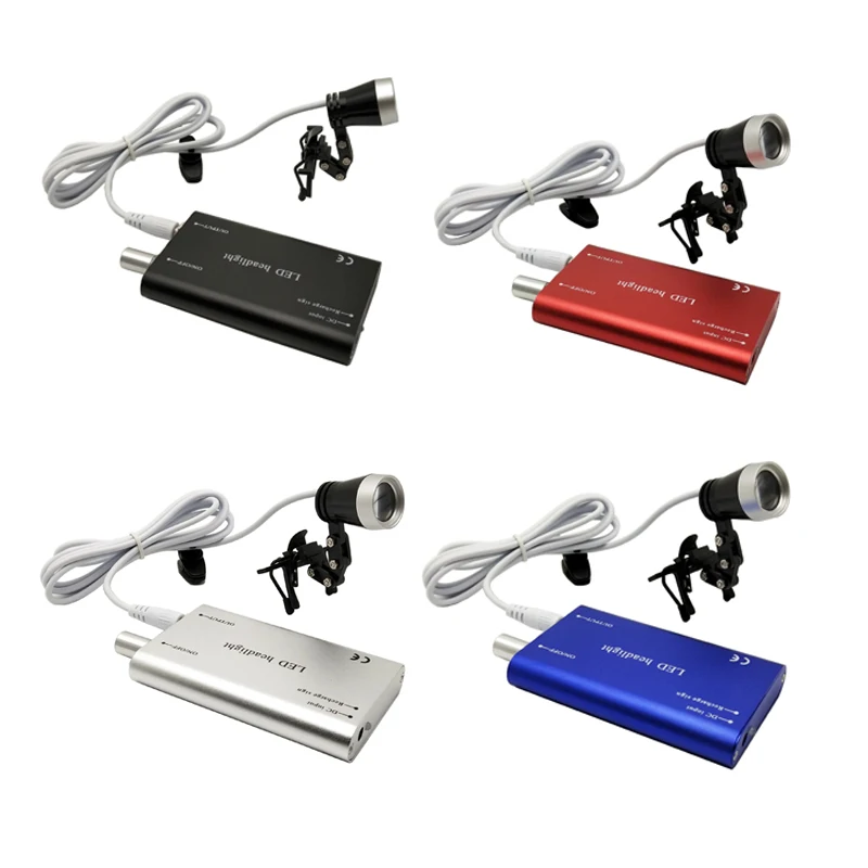 Portale LED Head Light Clip LED Lamp Headlamp with Yellow Filter LED Lamp for Loupes Glass Reachargeable Battery