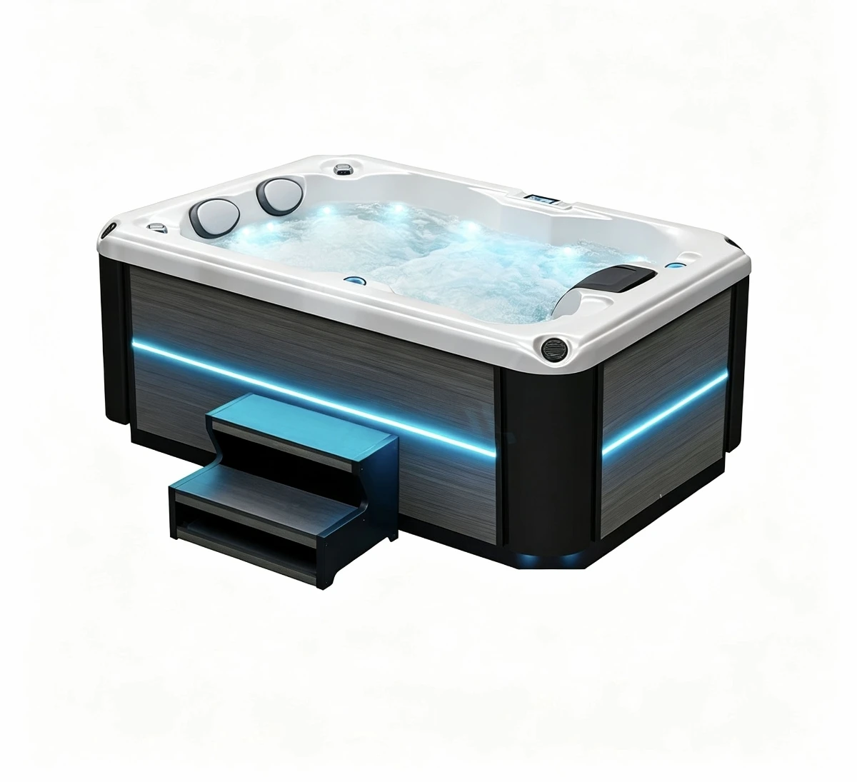 Rokbath BD-015 Pro 4 Seats Spa Bath, Outdoor Bath, Heated Bath, Spa Jacuzzi, Suitable For 4 People