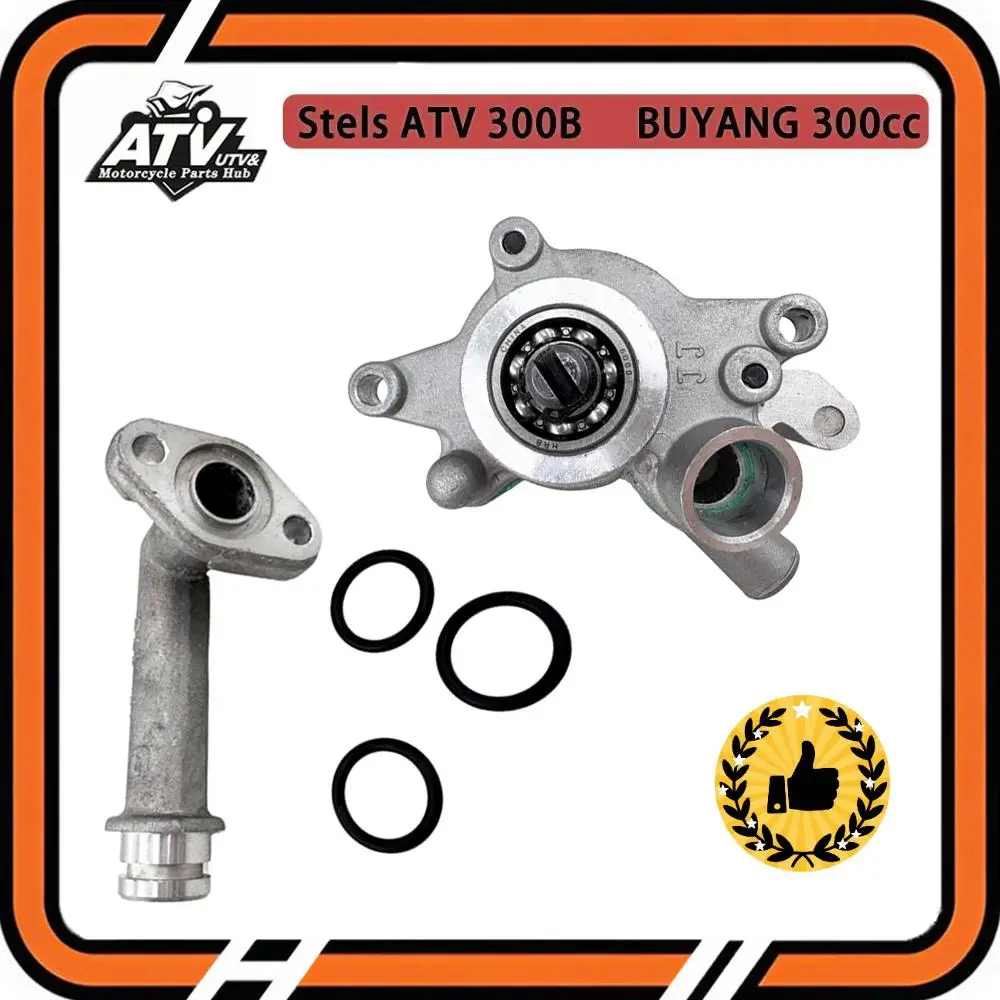 

Original 300CC Water Pump with Joint O-ring Kit For Stels 300B Buyang 300 LU019252 LU019262 2.1.01.8000 2.1.01.0220 0.06.00800