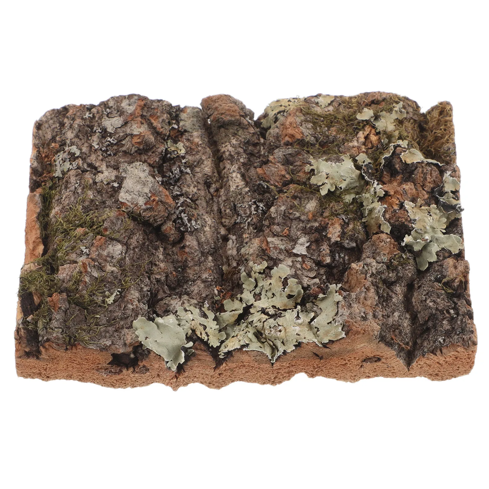 Cork Bark Tree Bark Color Reptile Tank Decoration Aquarium Background Terrarium Supplies Reptile Habitat Enhancement