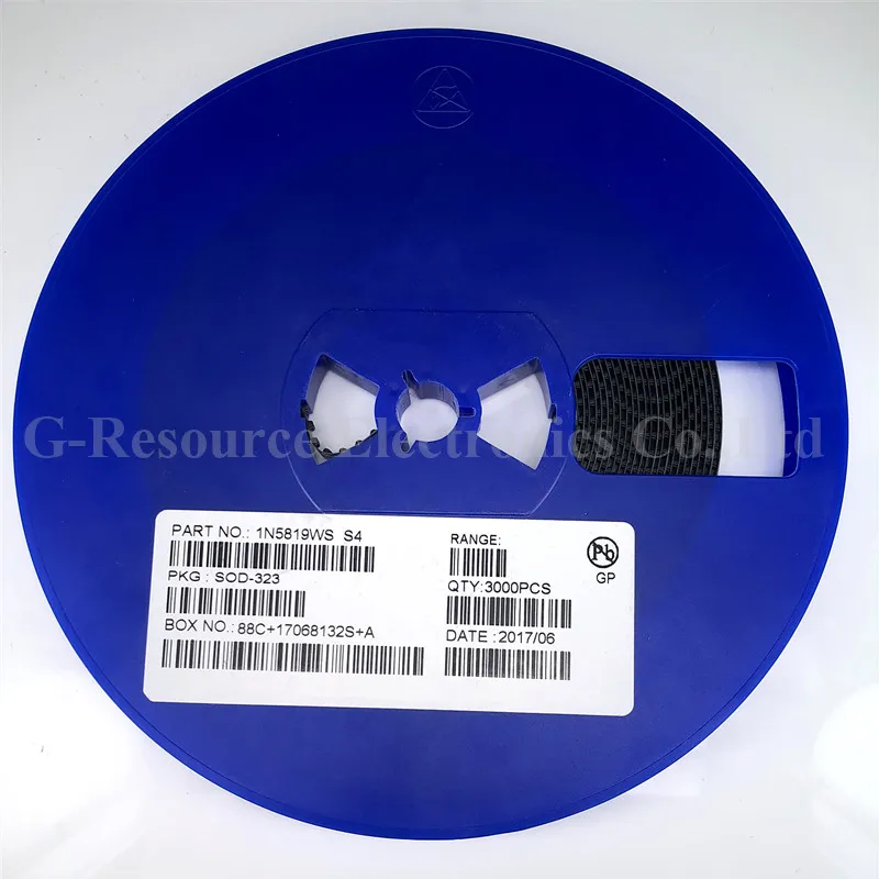 (100PCS) SOD-323 SMD Schottky Diode Transistor 1N5819W (MarkingS4) Durable Power Management IC Integrated Circuit