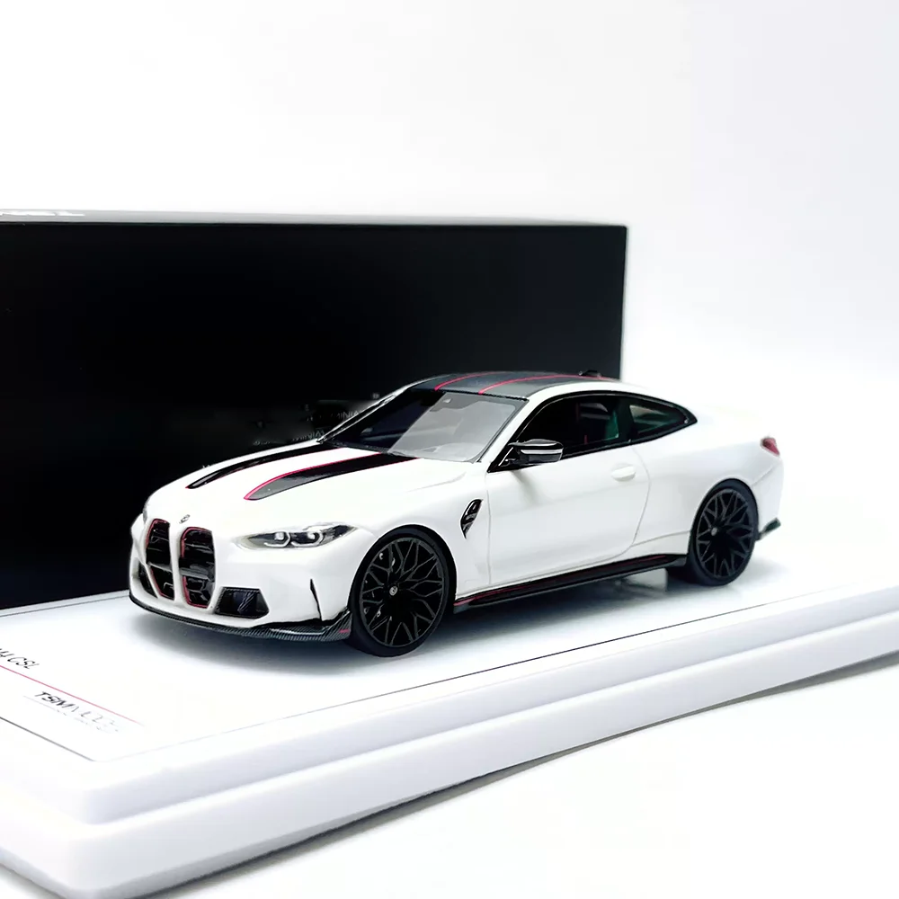Simulated Resin Static Car Model Gift Toy Ornaments Birthday Gift Home Decoration 1:43 Scale BMW M4 CSL