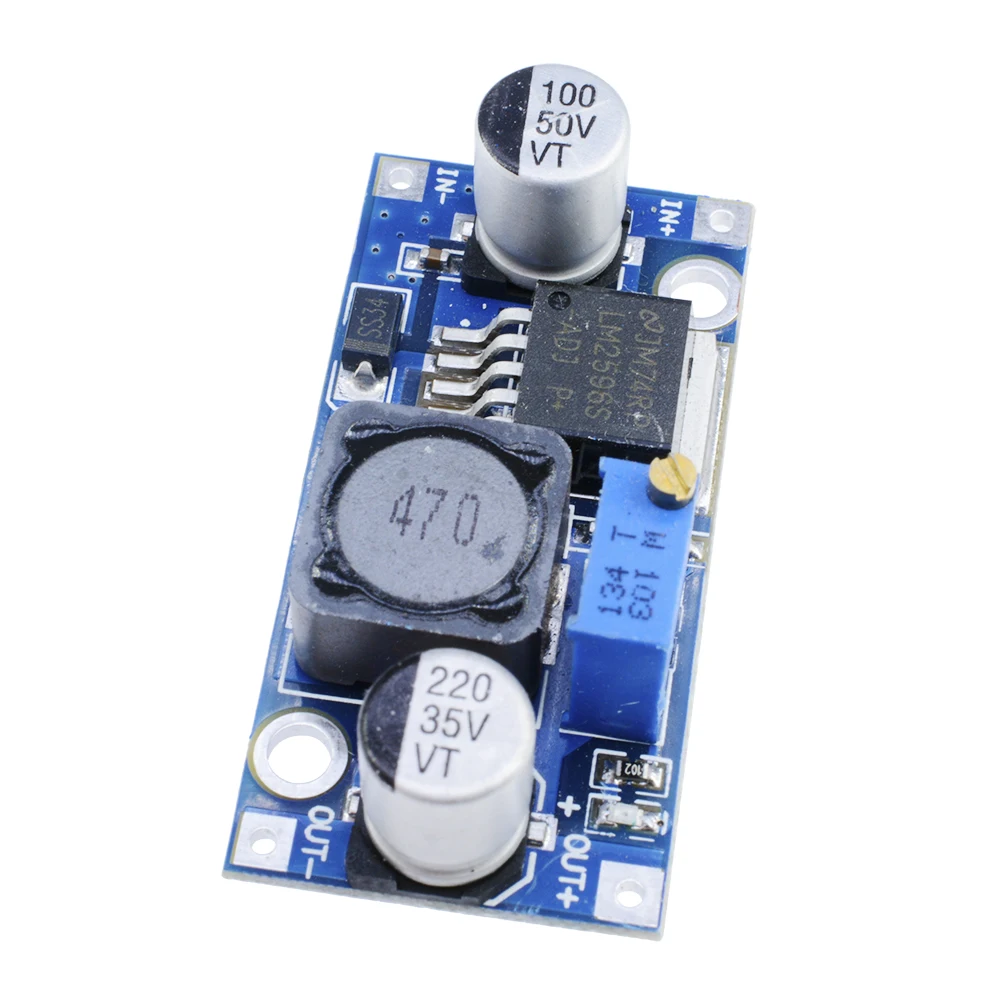 1-5PCS LM2596 DC-DC Step Down Variable Volt Regulator Input 3.2-35V Output 1.25-35V Buck Converter Voltage Reduction Module
