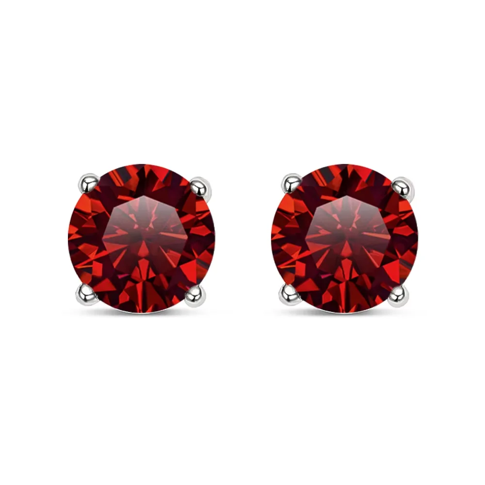 KNOBSPIN Moissanite Ohrring S925 Sterling Splitter Überzogen mit 18k Weiß Gold Ohrring für Frauen Mann Funkelnden Edlen Schmuck