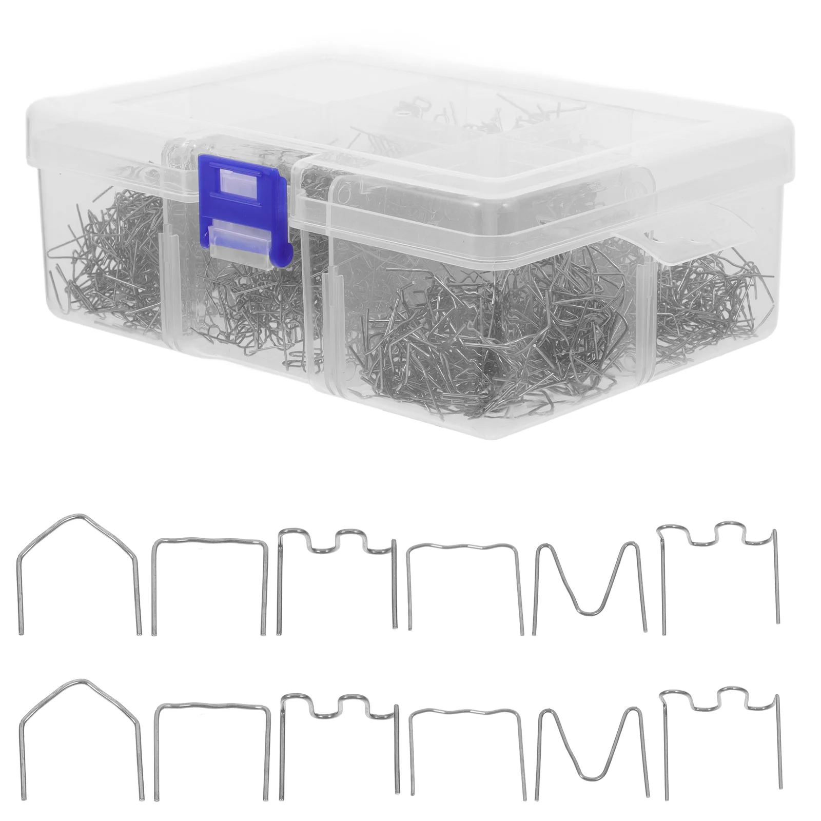 

1200 Pcs Bumper Plastic Welding Nails Automobile Wave Staples Cars Repair Welder Metal Kit Automatic