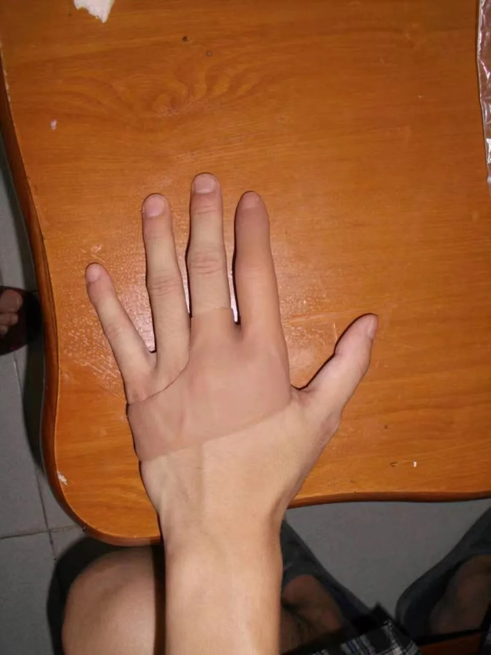 Natural half-palm Silicone Gloves High-Fidelity Realistic Flexible Orthotics Upper limbs Pass security testing CSG-C