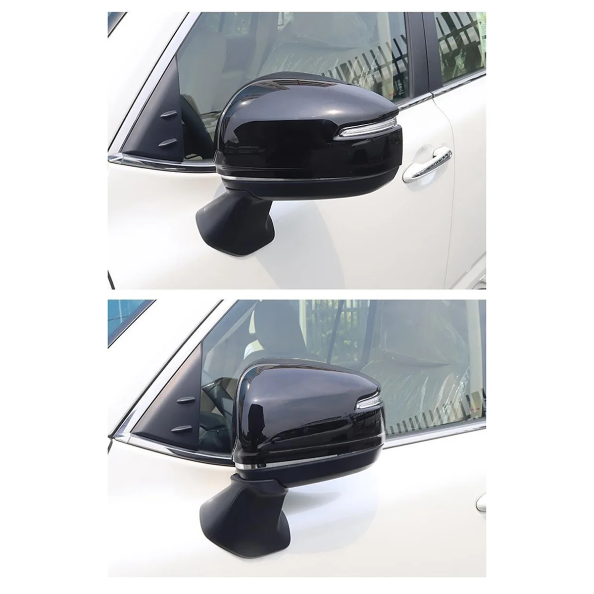 

Автомобильные аксессуары для Toyota Land Cruiser 300 Series LC300 2022, хромированное боковое крыло из АБС-пластика, крышка зеркала заднего вида C