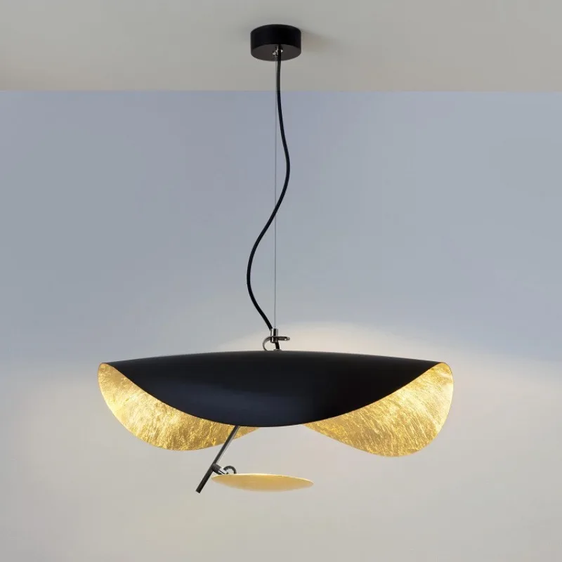 Creative flying saucer living room chandelier art dining room light simple study cafe lamp