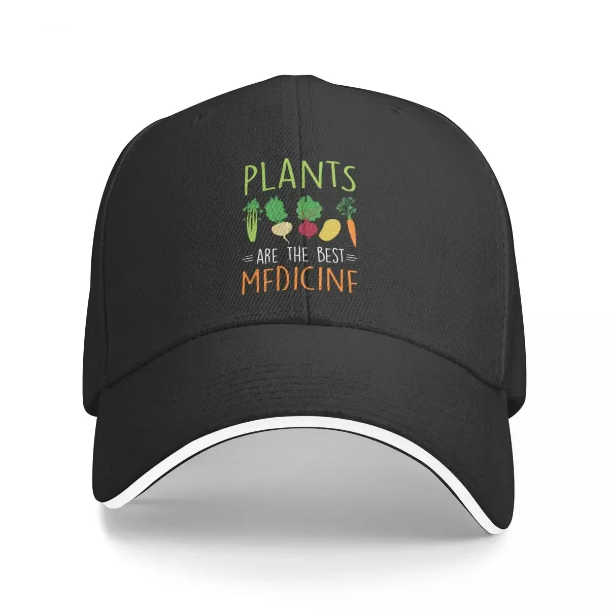 Plants Are The Best Medicine Baseball Cap Trucker Cap Sunhat tea Hat Vintage Mens Caps Women's