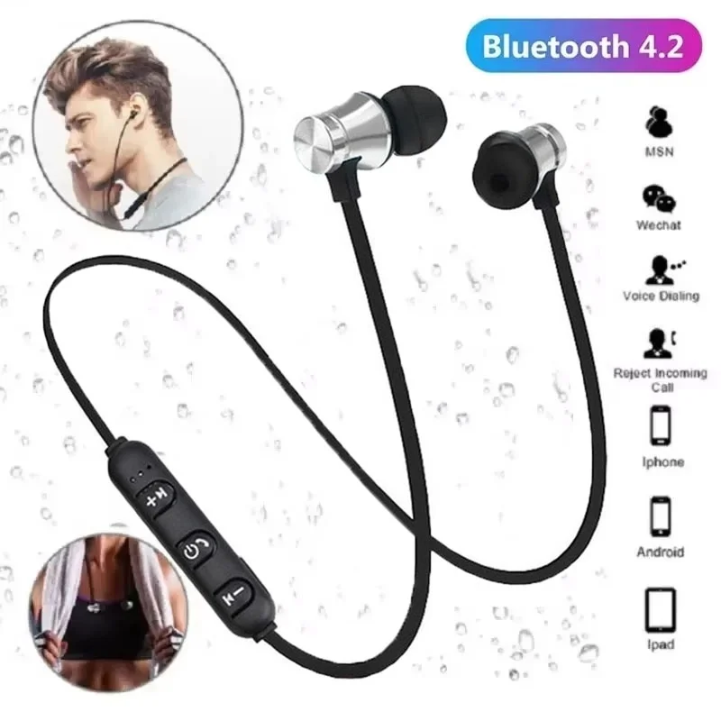 Écouteurs Bluetooth sans fil pour exercices en plein air, résistants à la sueur, oreillettes de sport, écouteurs de musique stéréo 3D, Kit d'équipement audio pour cyclisme et jogging