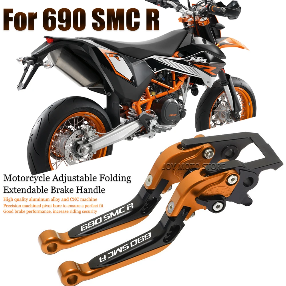 

For 690SMC R 690smc r 690 smc r 2019 Motorcycle Accessories CNC Brake Clutch Levers Adjustable Extendable Handlebar Grips