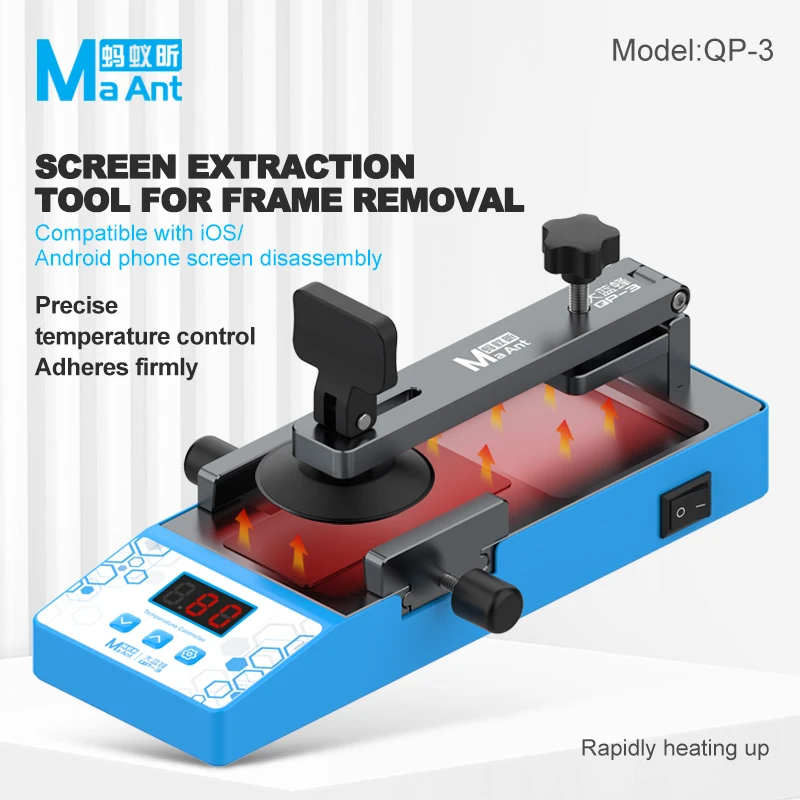 maant-qp-3-mobile-phone-screen-heating-and-screen-removal-tool-with-strong-suction-cup-adjustable-temperature-from-25~130℃