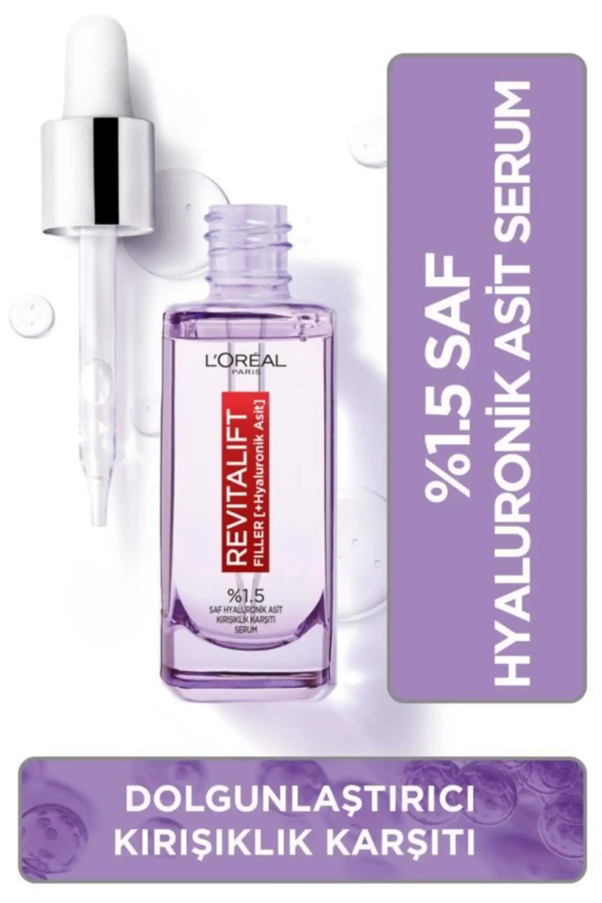 Revitalift Elephants-suero antiarrugas de ácido hialurónico 1,5 puro, Juego de 2 'Li de 30 Ml