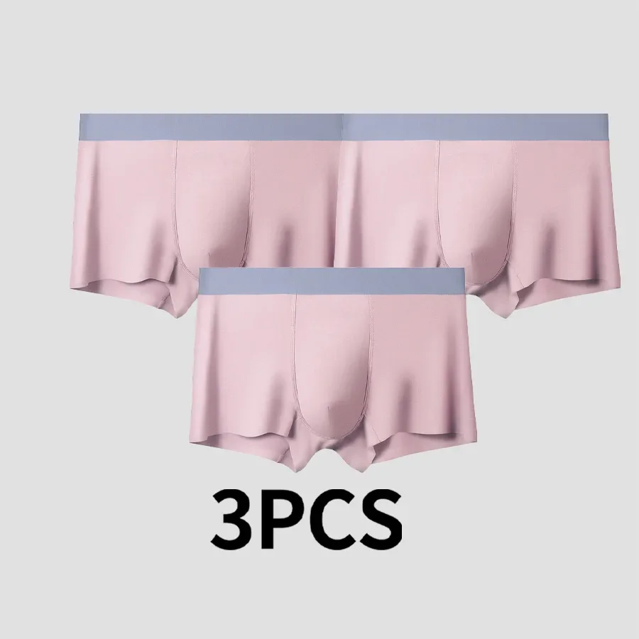 3PCS Modal antibacterial underwear for men - summer lightweight style, comfortable and breathable. Men's four-corner pants 2