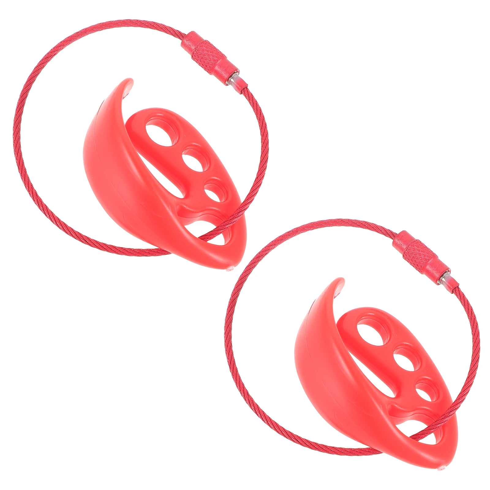 

2pcs Flying Clips Portable Clamps Wear-Resistant Outdoor Carriers Compact Disc Holders Durable Disc Accessories Sports Beach