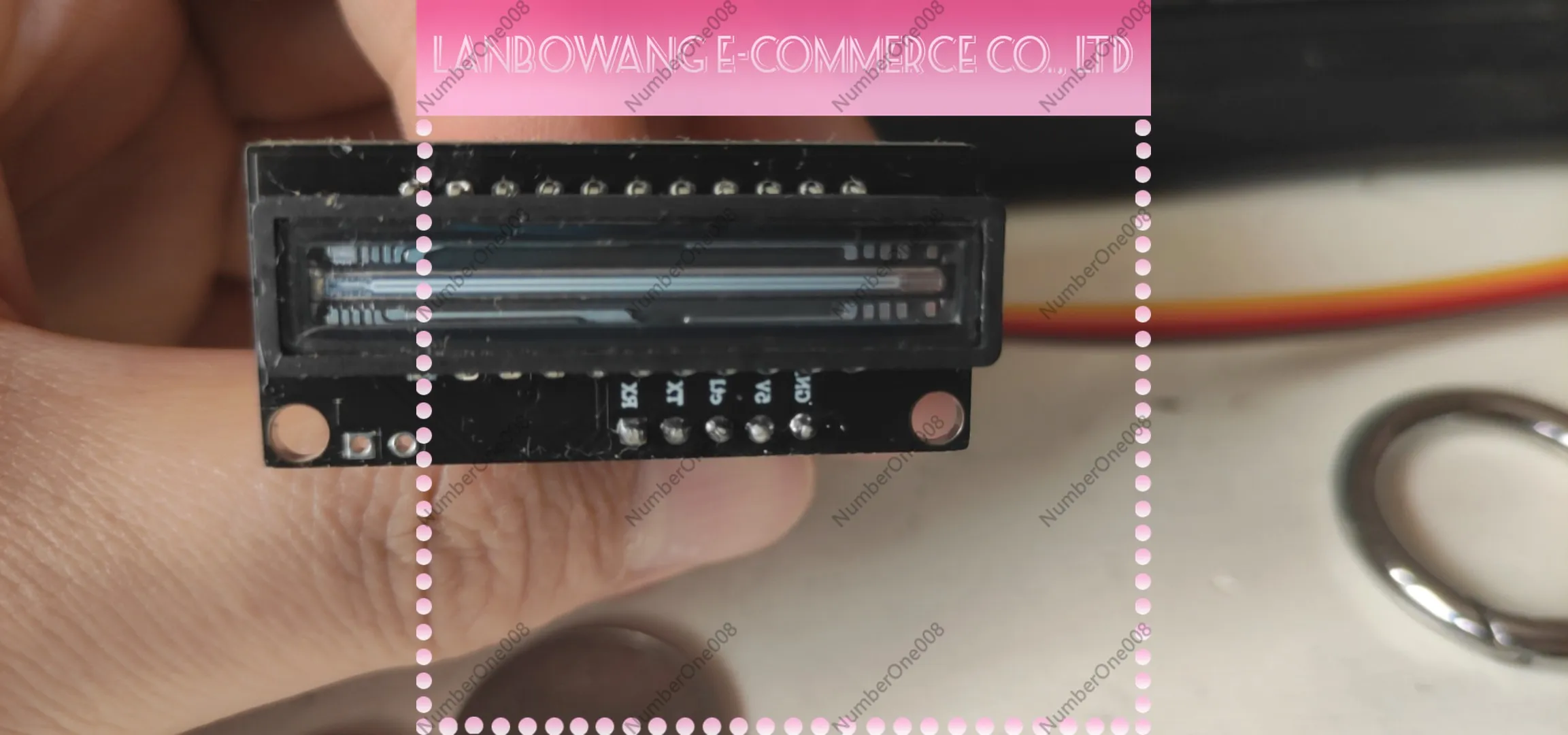 Placa de desarrollo de módulo CCD de matriz lineal con sensor TCD1304 de larga exposición y salida USB de puerto serie para comunicación con el host