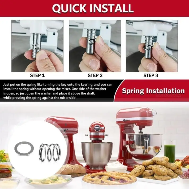 27RB Mixer Attachments Mixer Repair Mixer Accessories for 3.5/4/5/6/7QT Models