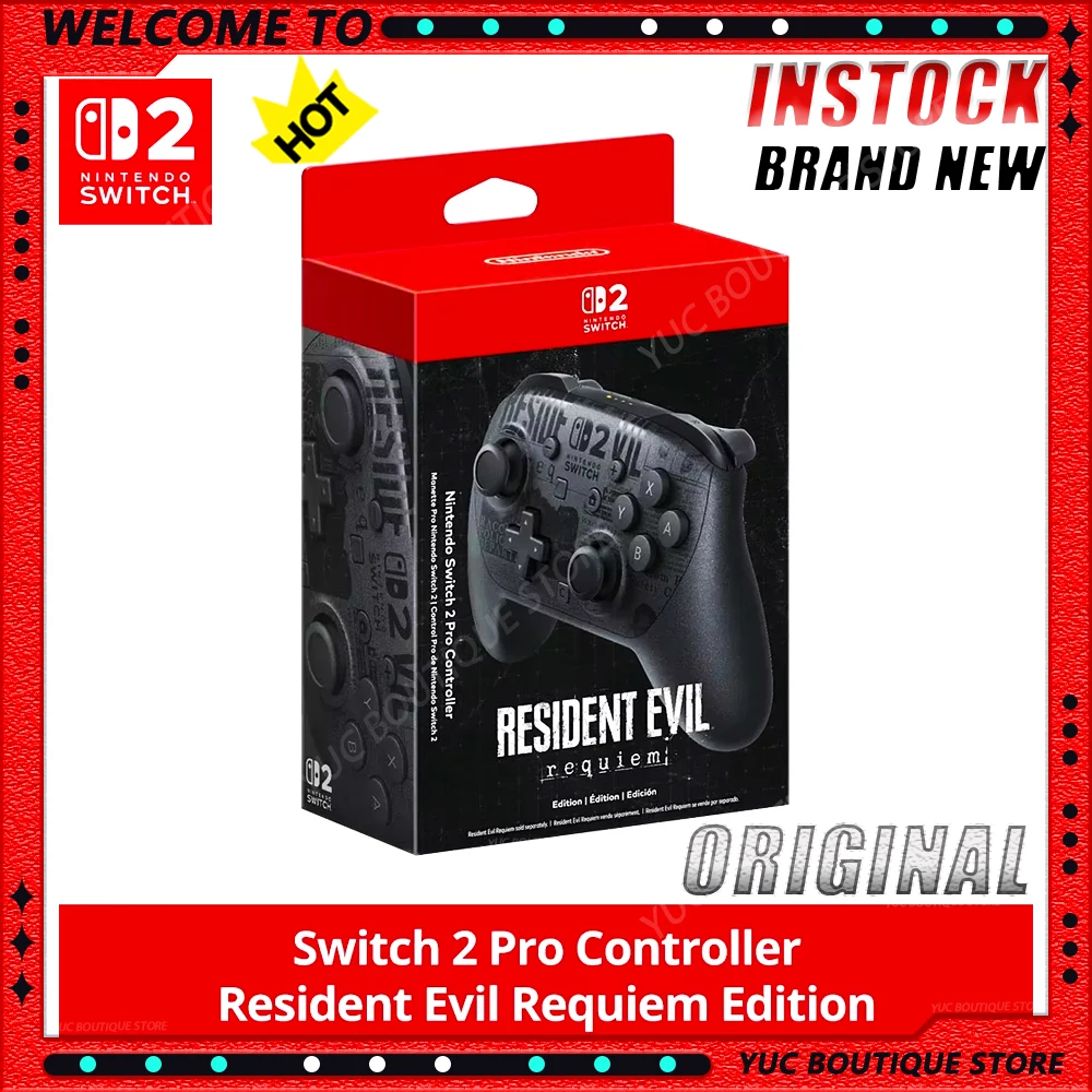 

Оригинальный контроллер Switch 2 Pro для Resident Evil 9 - издание Resident Evil Requiem - оригинальный игровой контроллер для Switch 2 Pro (распродажа)