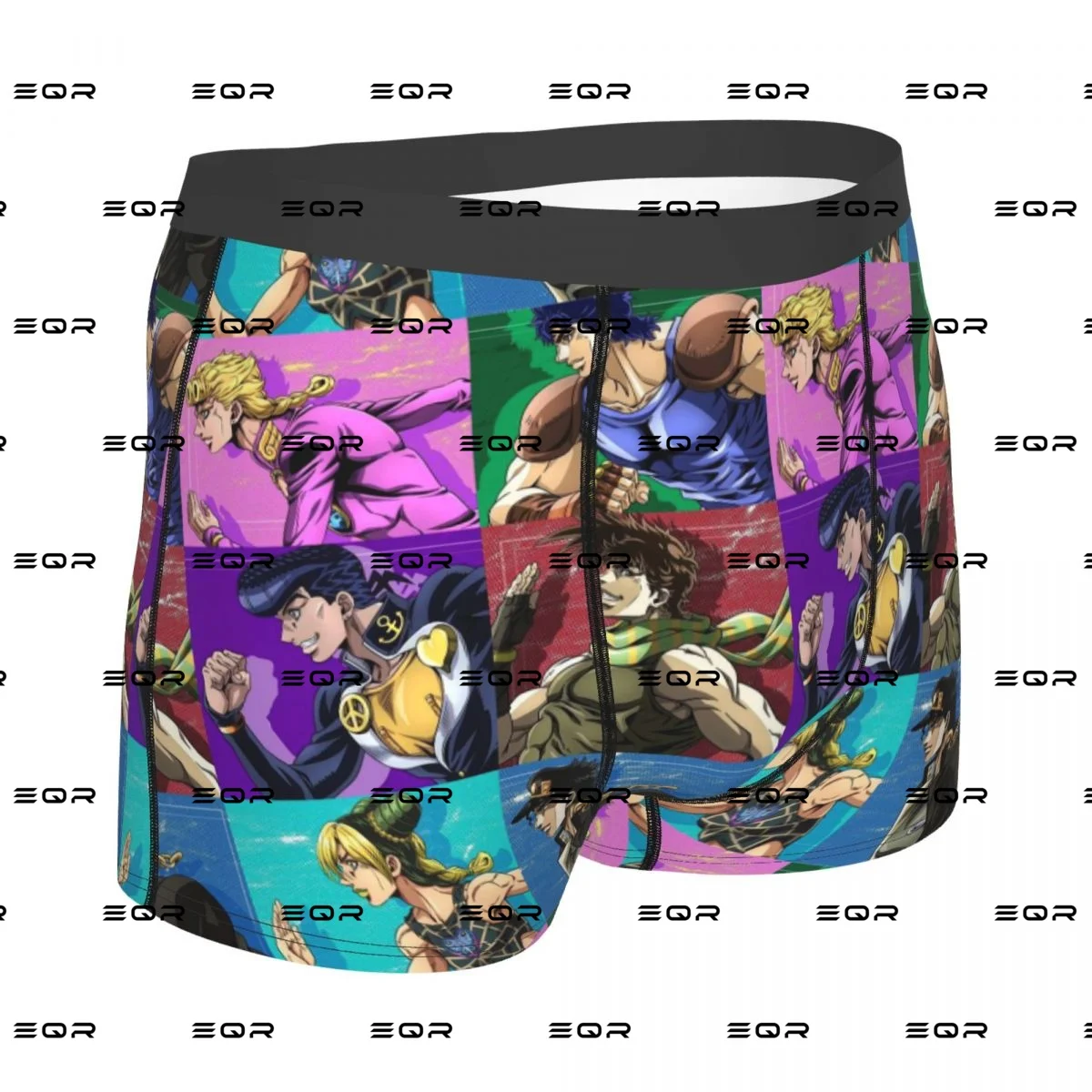 Jojo Bizarre Adventure Boxer Cuecas para Homens, Roupa Interior Altamente Respirável, Shorts Estampados 3D, Presentes de Aniversário, Qualidade Superior