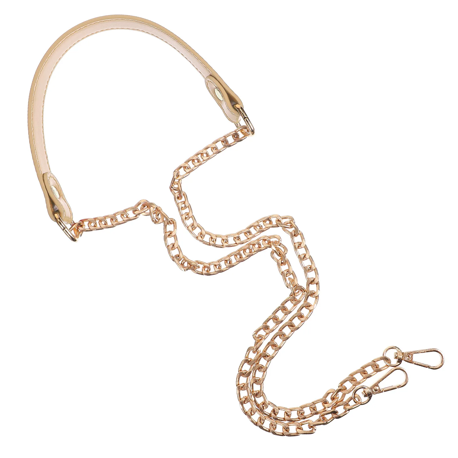 

1 шт. элегантный стильный ремешок-цепочка для сумки, чемодана, кошелька, универсальный декоративный аксессуар из ПУ для обновления образа