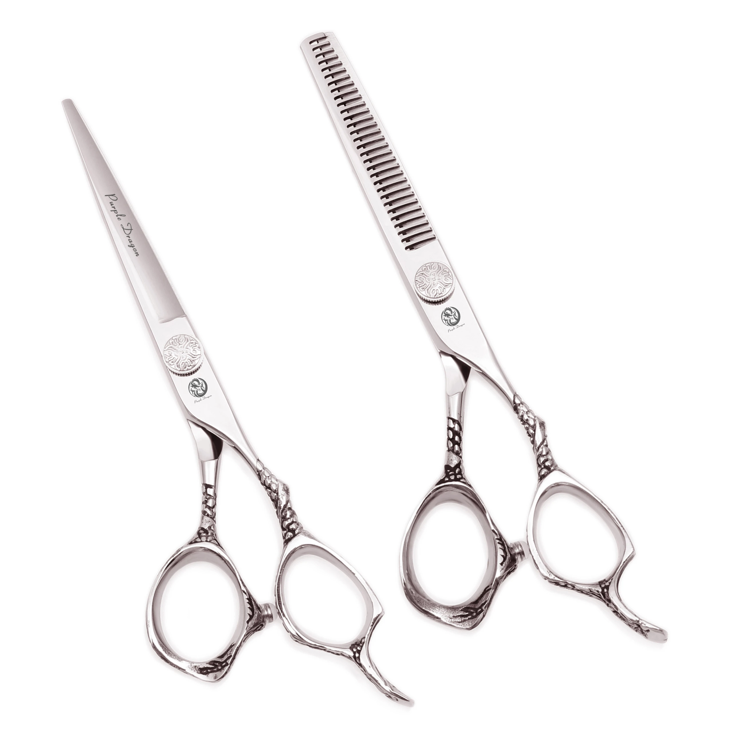 Hairdressing Scissors Professional 6" JP Stainless Hair Scissors Rainbow Hair Cutting Scissors Barber Shop Thinning Shears Z9001